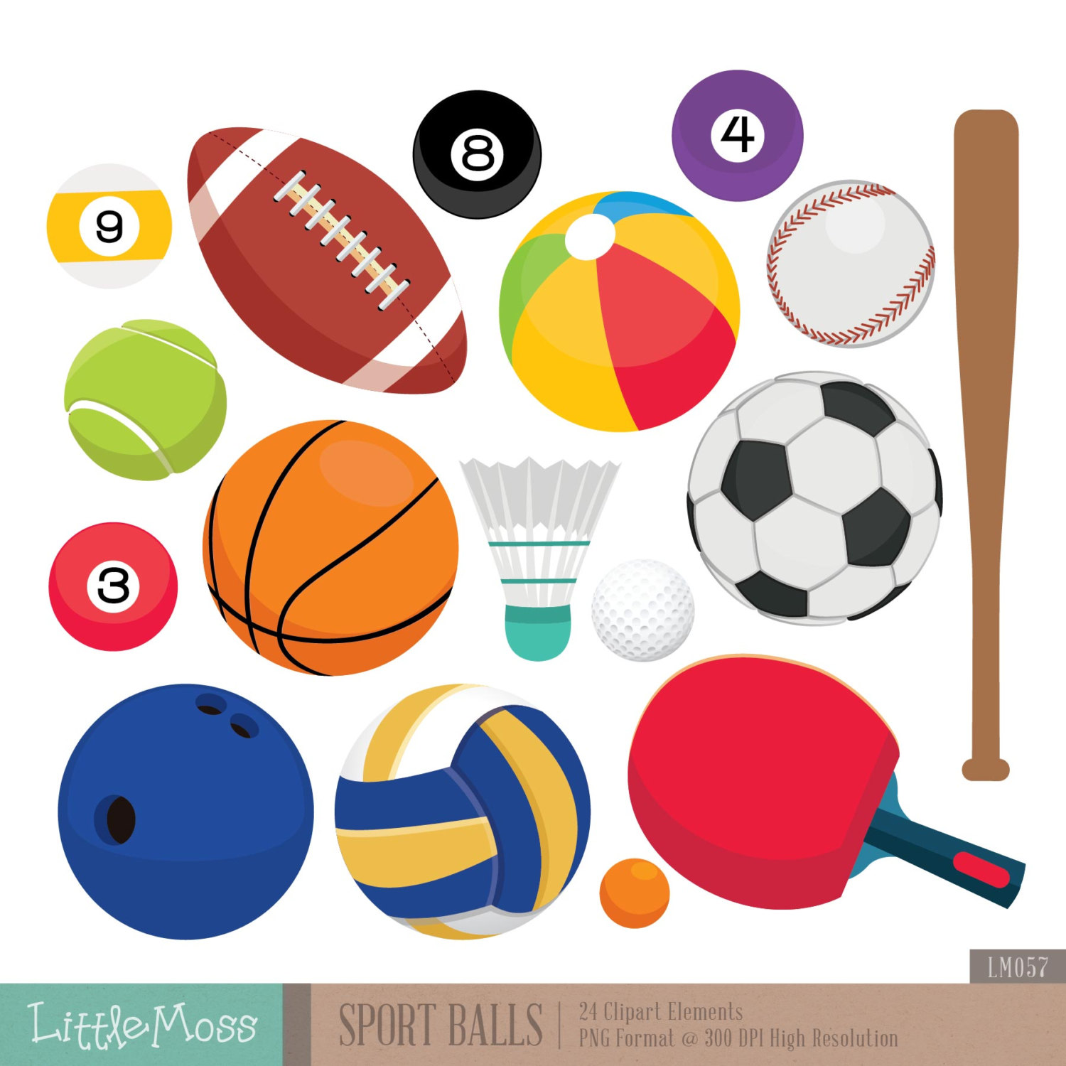 balls clipart boll