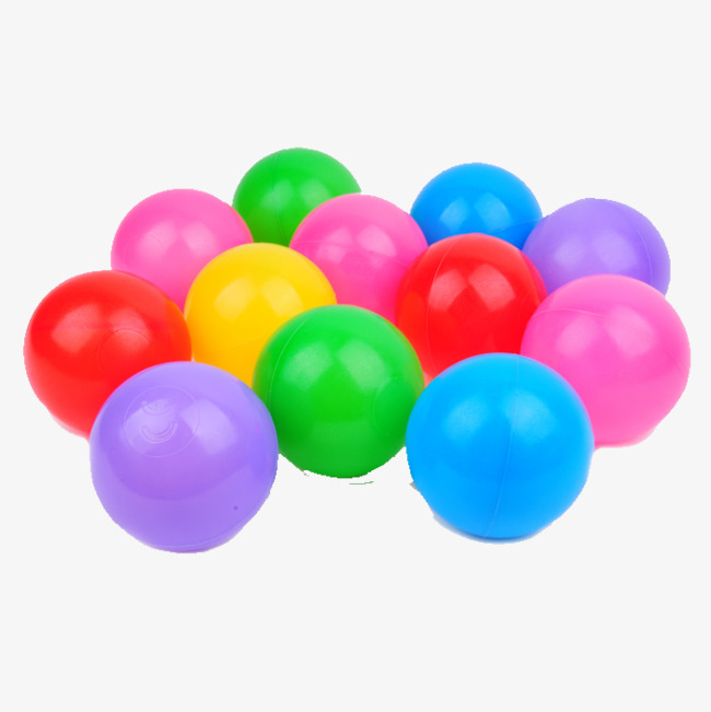 balls clipart colored
