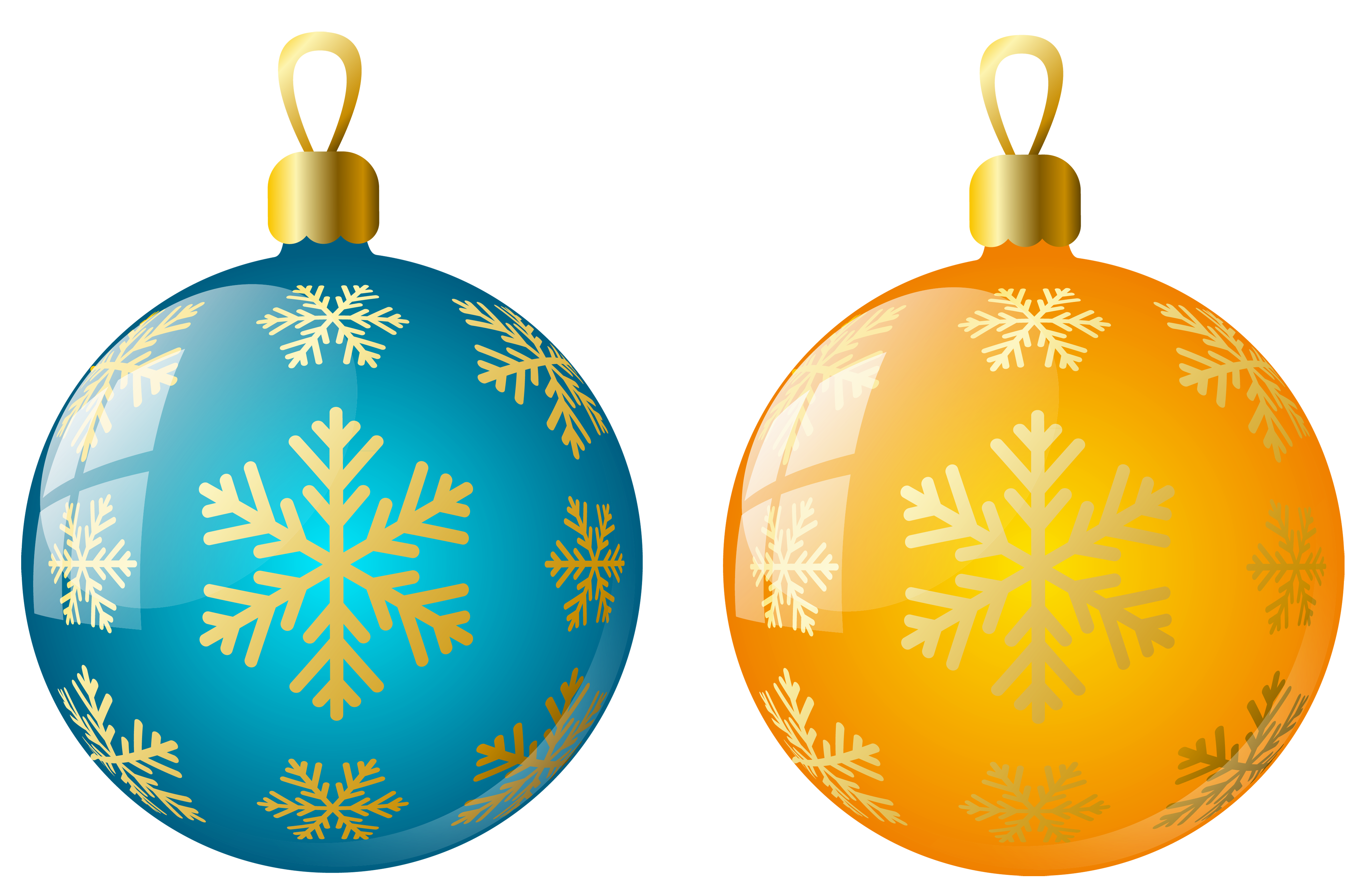 Christmas decoration clip art. Ornaments clipart yellow ornament