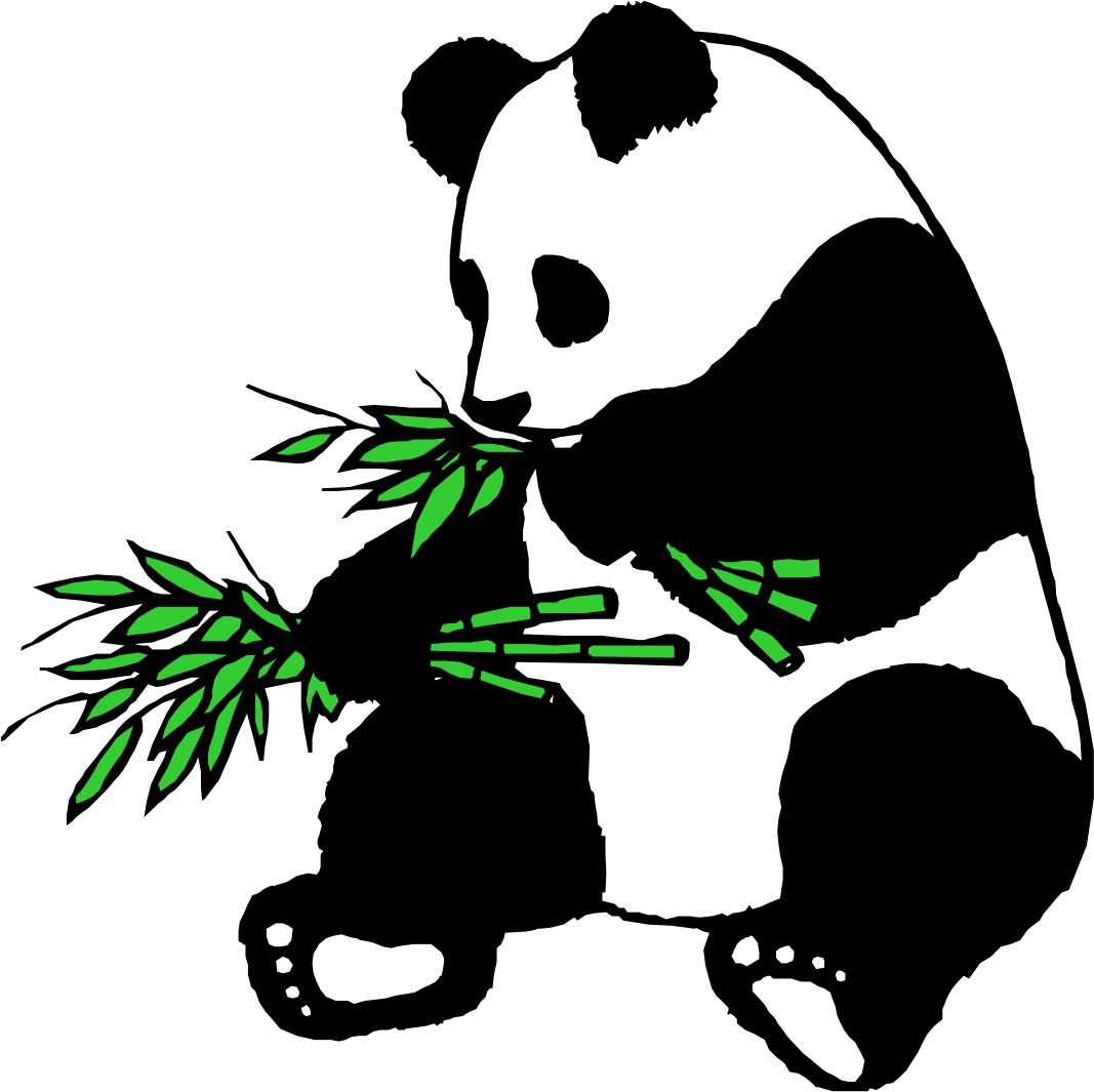 Bamboo clipart clip art.  collection of panda