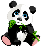 bamboo clipart panda