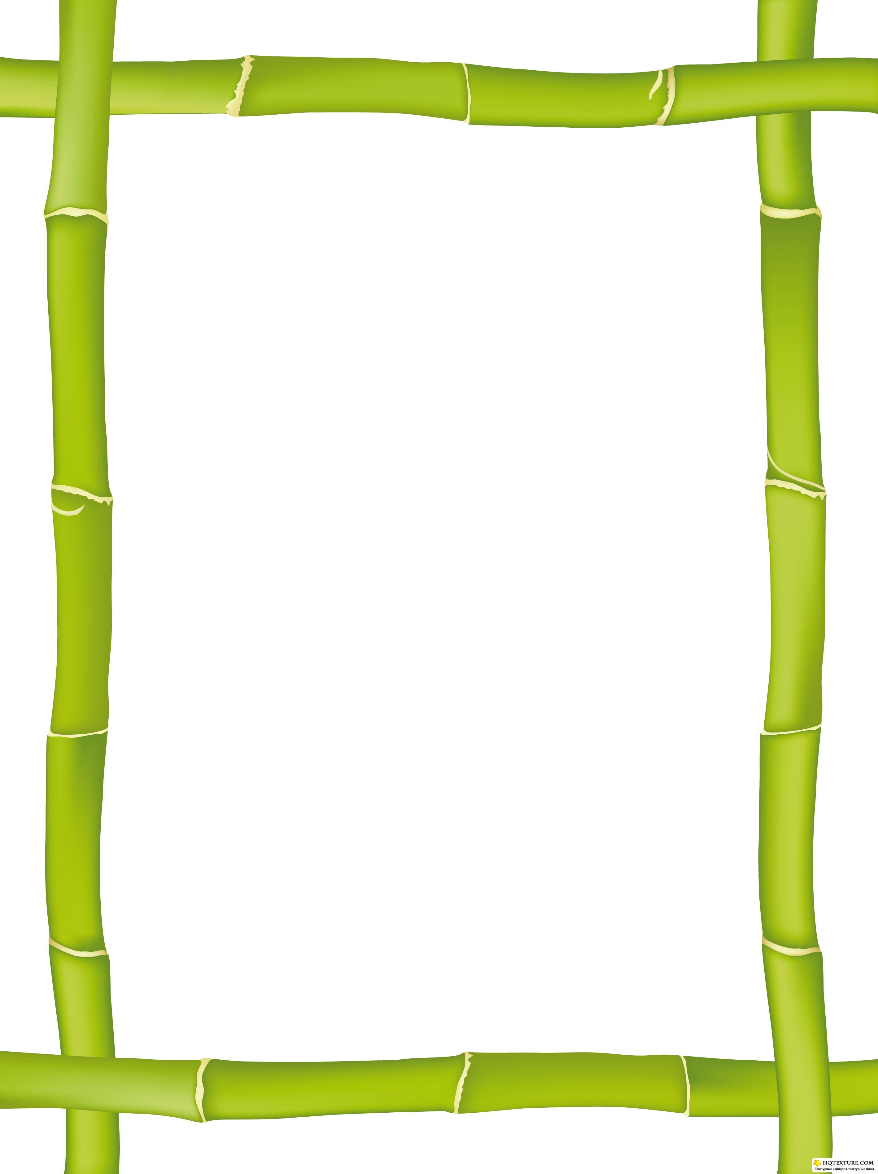 bamboo clipart picture frame