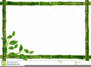bamboo clipart scroll