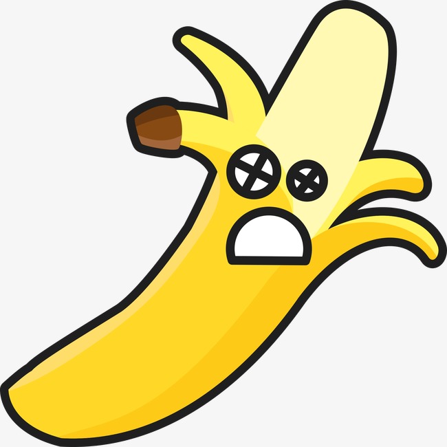 Bananas clipart banana face. Crying cartoon png image
