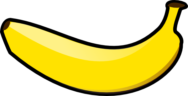 Banana black and white. Bananas clipart vector