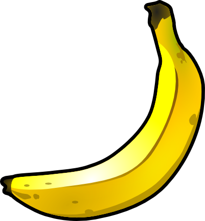 Clipart banana. Free clip art pictures