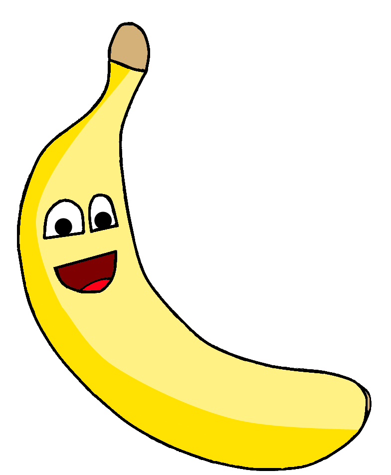 Clipart banana sad. Happy opengameart org preview