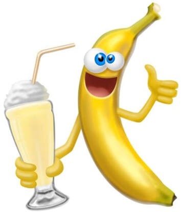 How much protein and. Banana clipart bnana