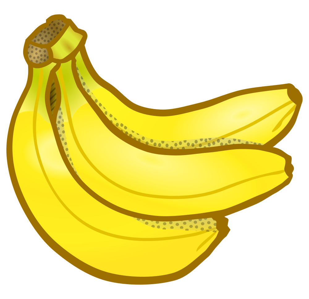 Good clipart banana. Onlinelabels clip art bunch