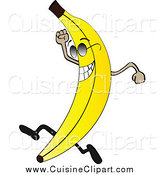 Cuisine new stock designs. Banana clipart character