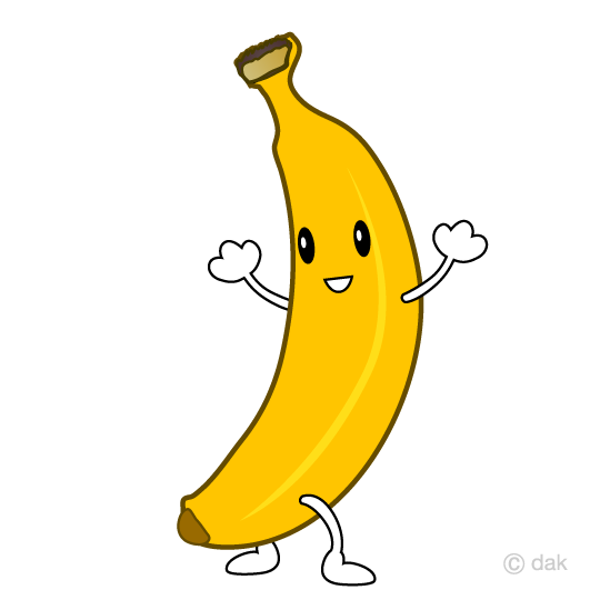 clipart banana character