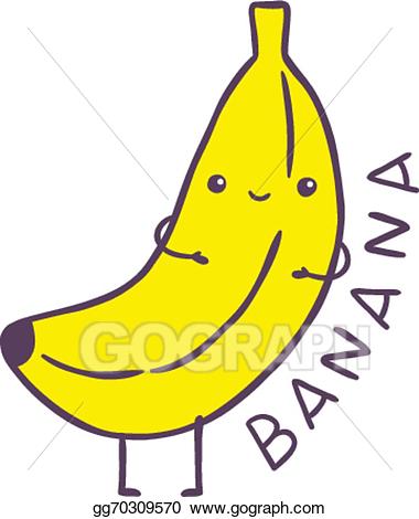 clipart banana character