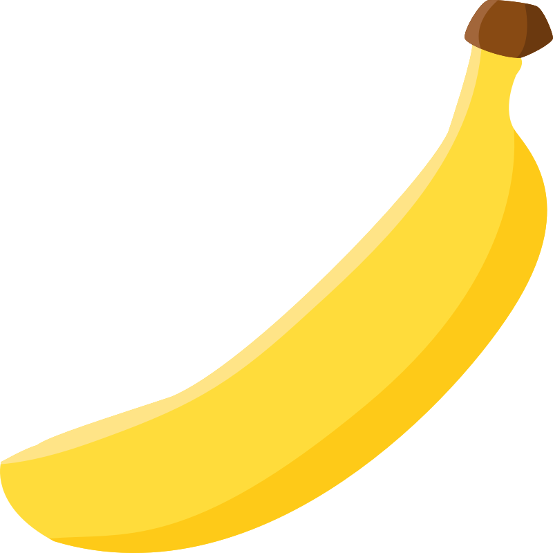 Food clipart banana. Illustration 