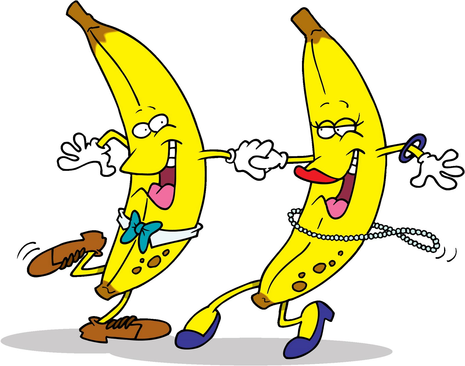 Bananas clipart kid. Funny dancing clip art