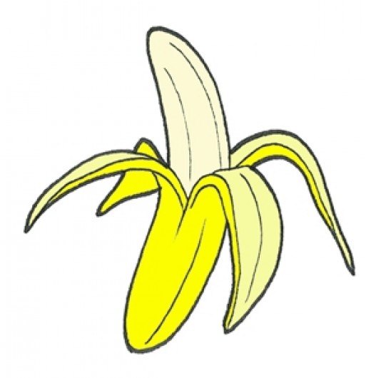 Clipartix . Banana clipart open
