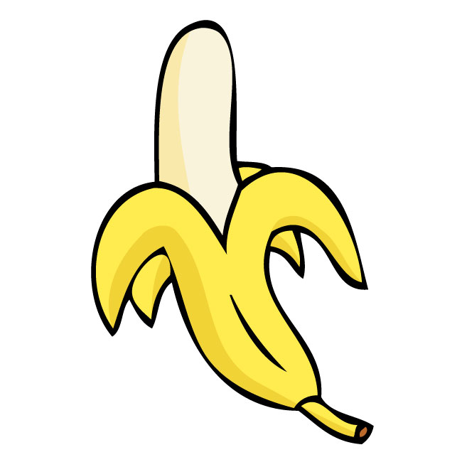 Free clip art download. Banana clipart open