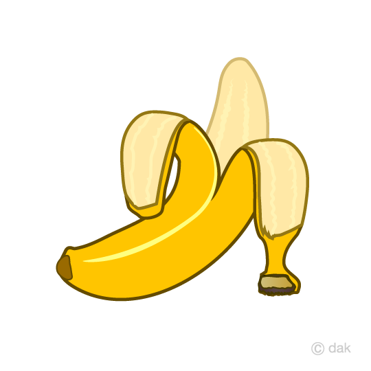 banana clipart peeled banana