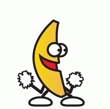 banana clipart person
