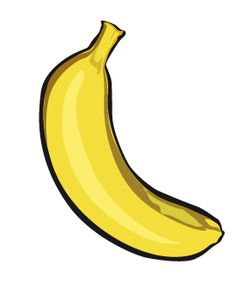 banana clipart reference