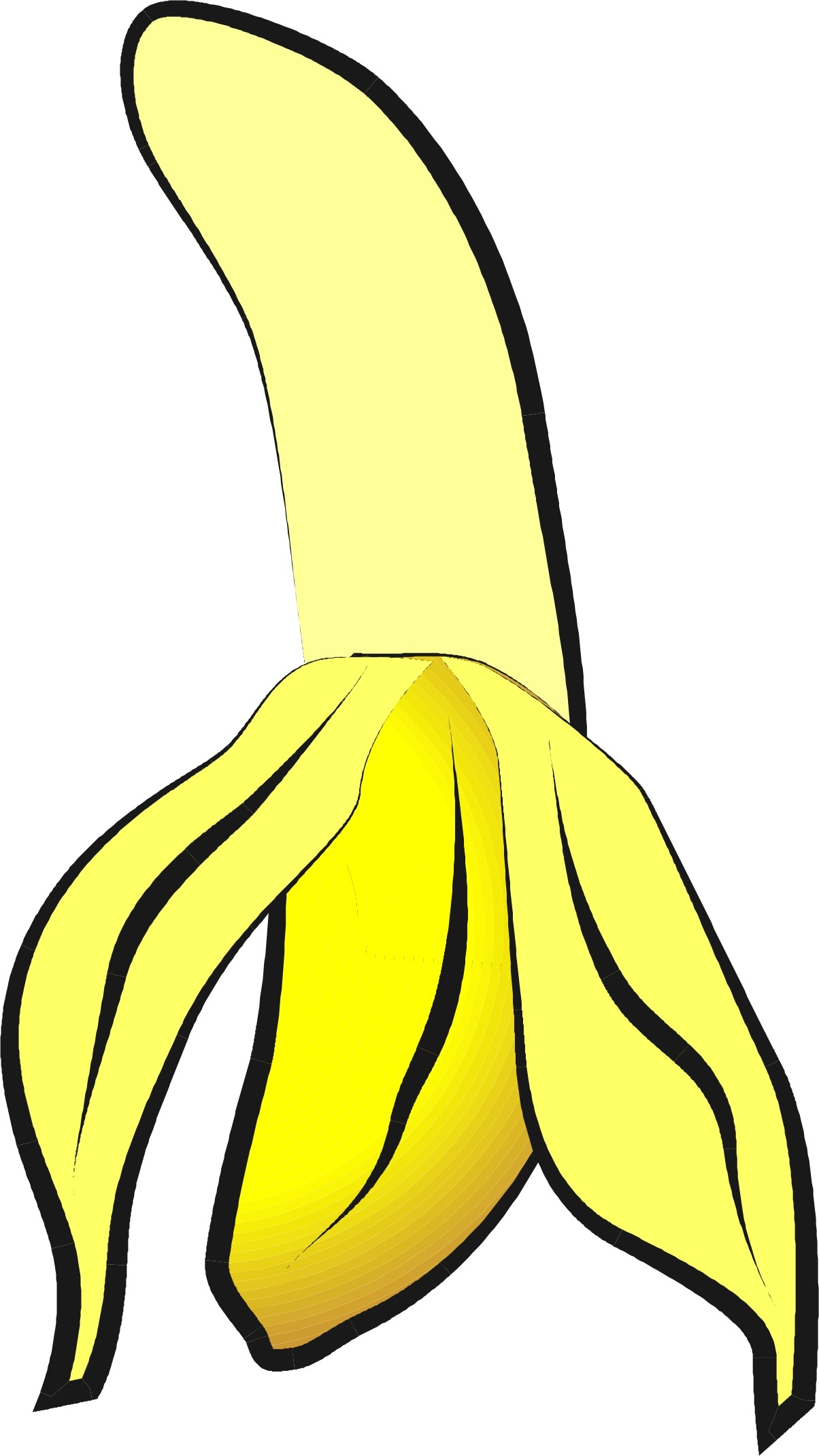 banana clipart reference