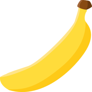 Banana clip art at. Bananas clipart simple