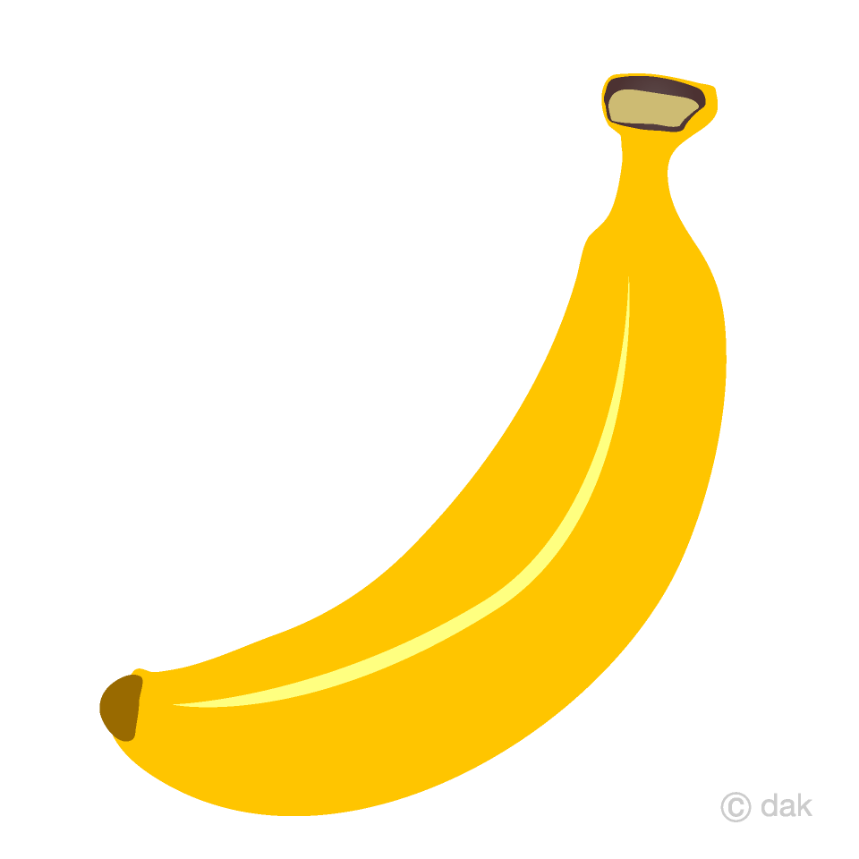 Banana free picture illustoon. Bananas clipart simple