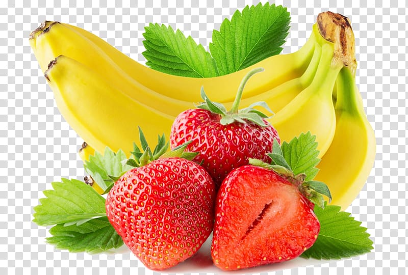 Strawberries clipart strawberry banana. Fruit transparent background 