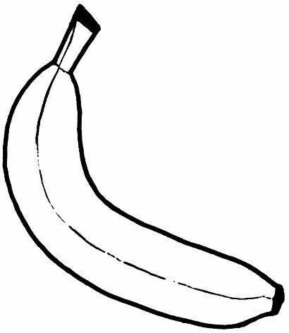 banana clipart template