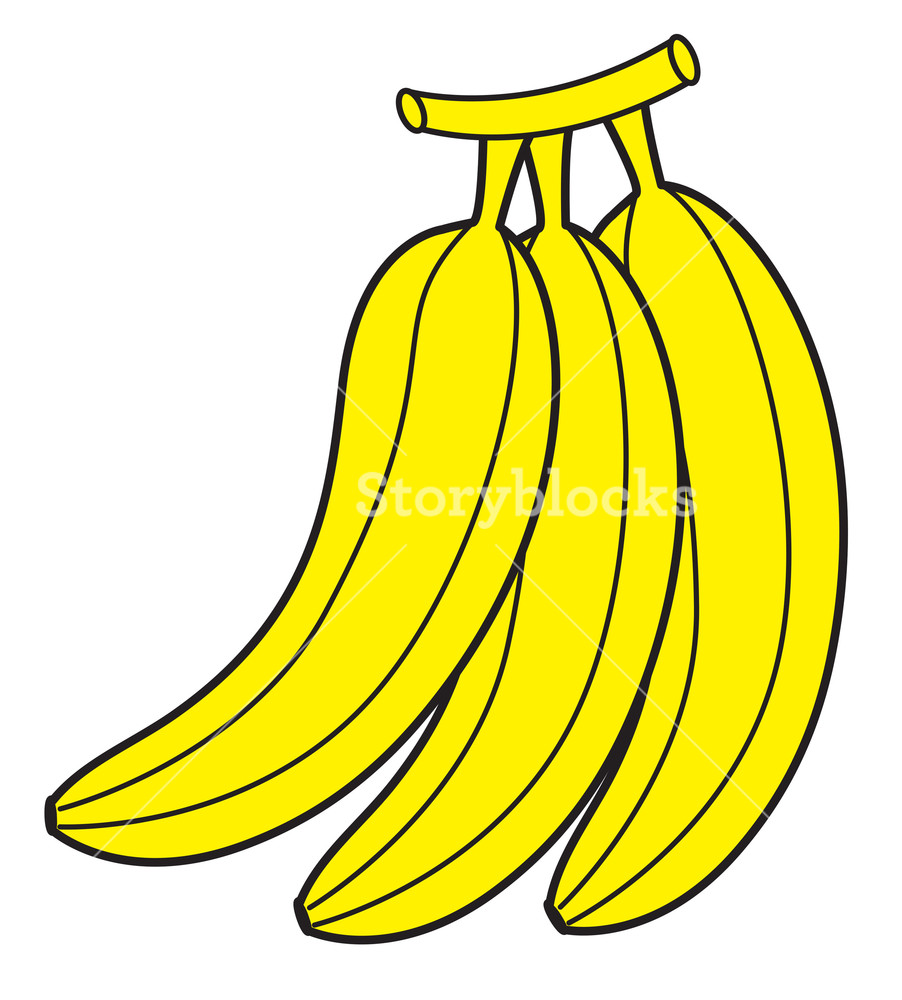 banana clipart three