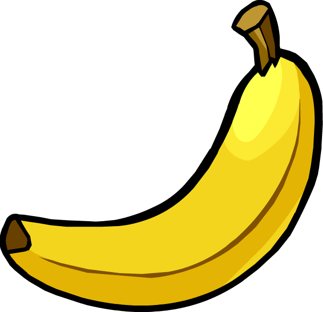 Banana vector dibujos animados. Clipart vegetables shelf