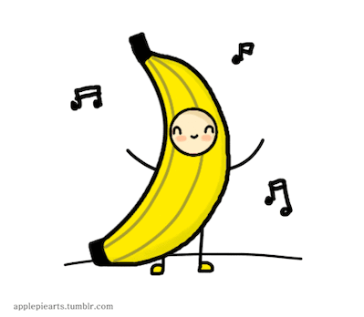 Dancing banana gifs get. Bananas clipart animation