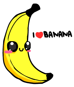 I heart banana by. Bananas clipart animation