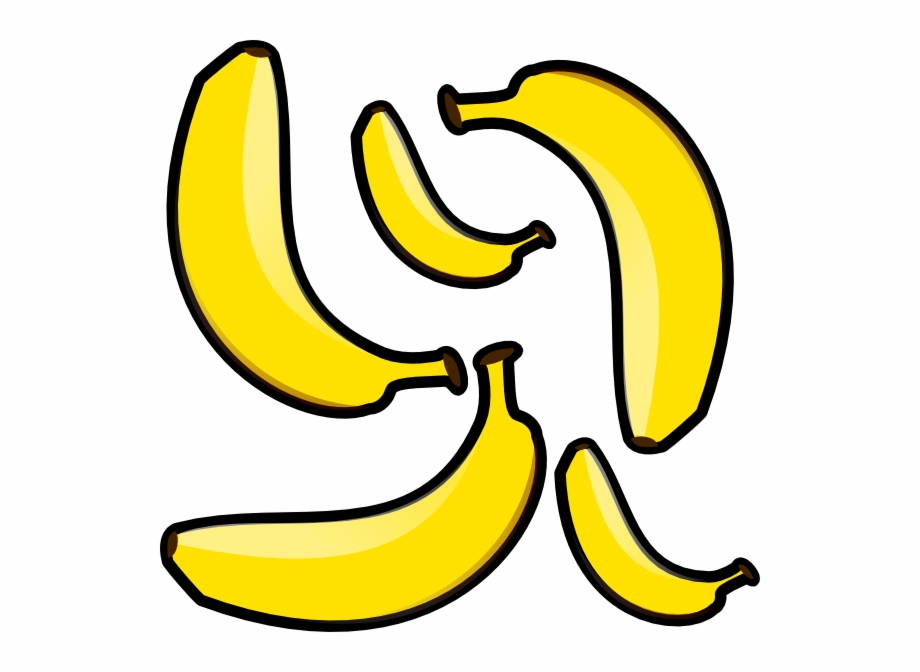 Clip art banana transparent. Bananas clipart bananan