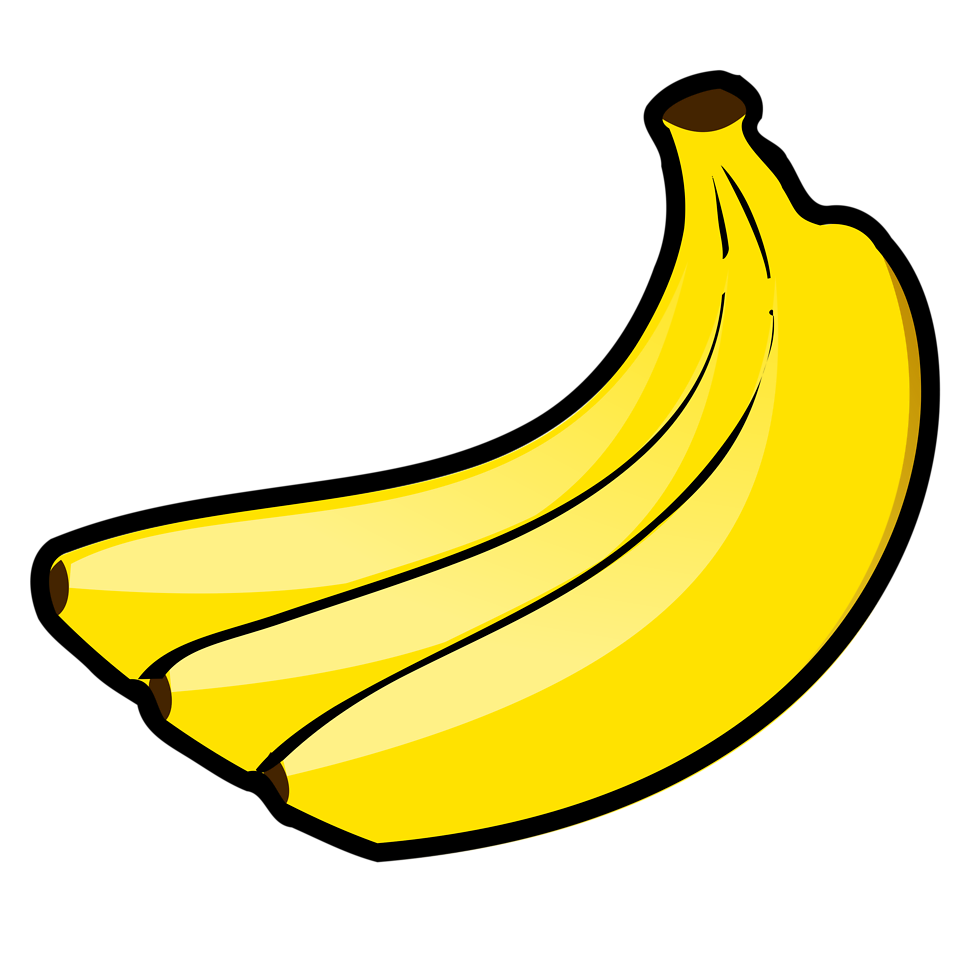 Bananas clipart bunches. Free stock photo illustration