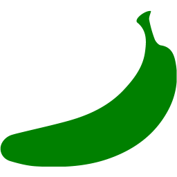 Bananas clipart colored. Green banana icon free