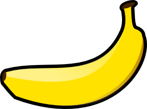 Clip art vector online. Banana clipart