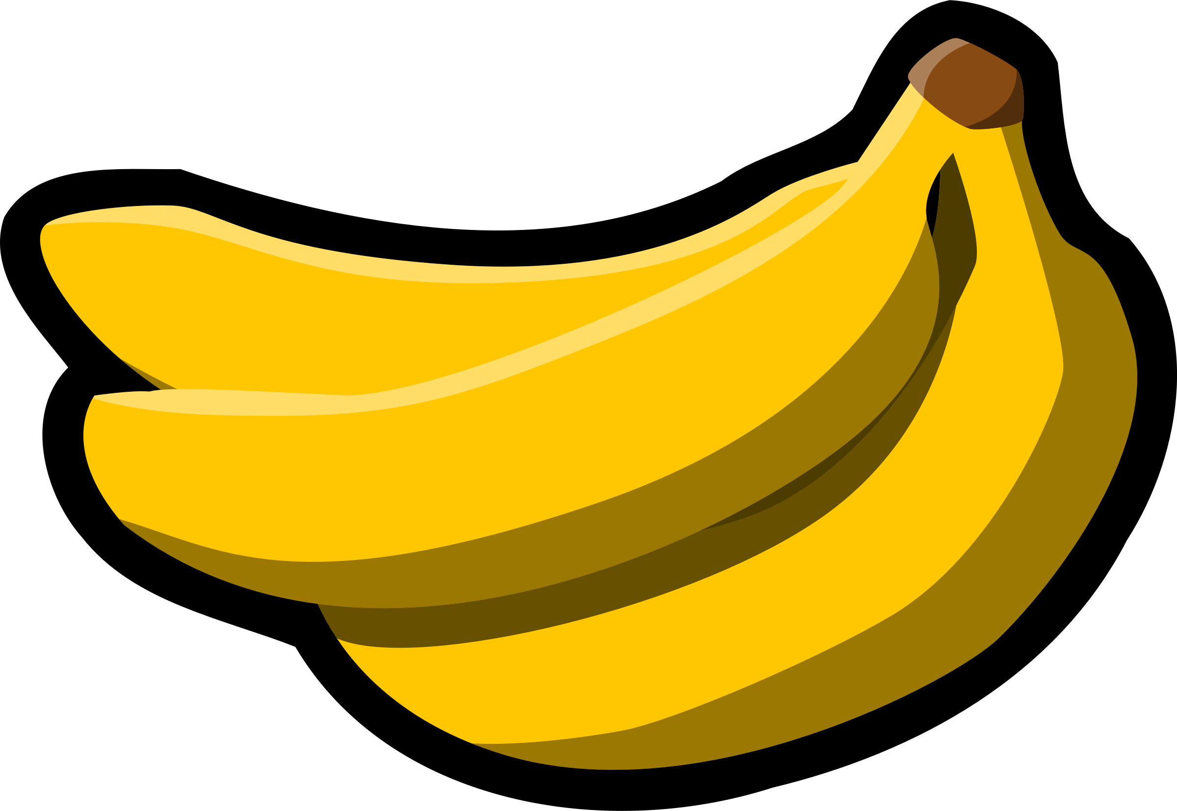 Banana clipart pdf. Bananas big image png