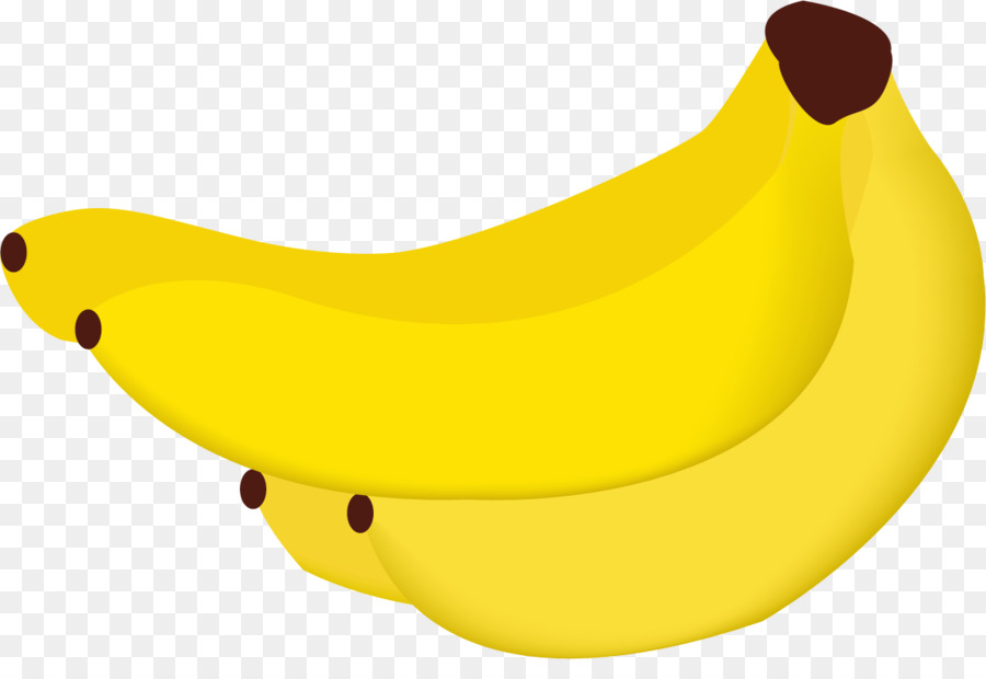 Cartoon food transparent . Bananas clipart yellow banana