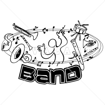 band clipart band room