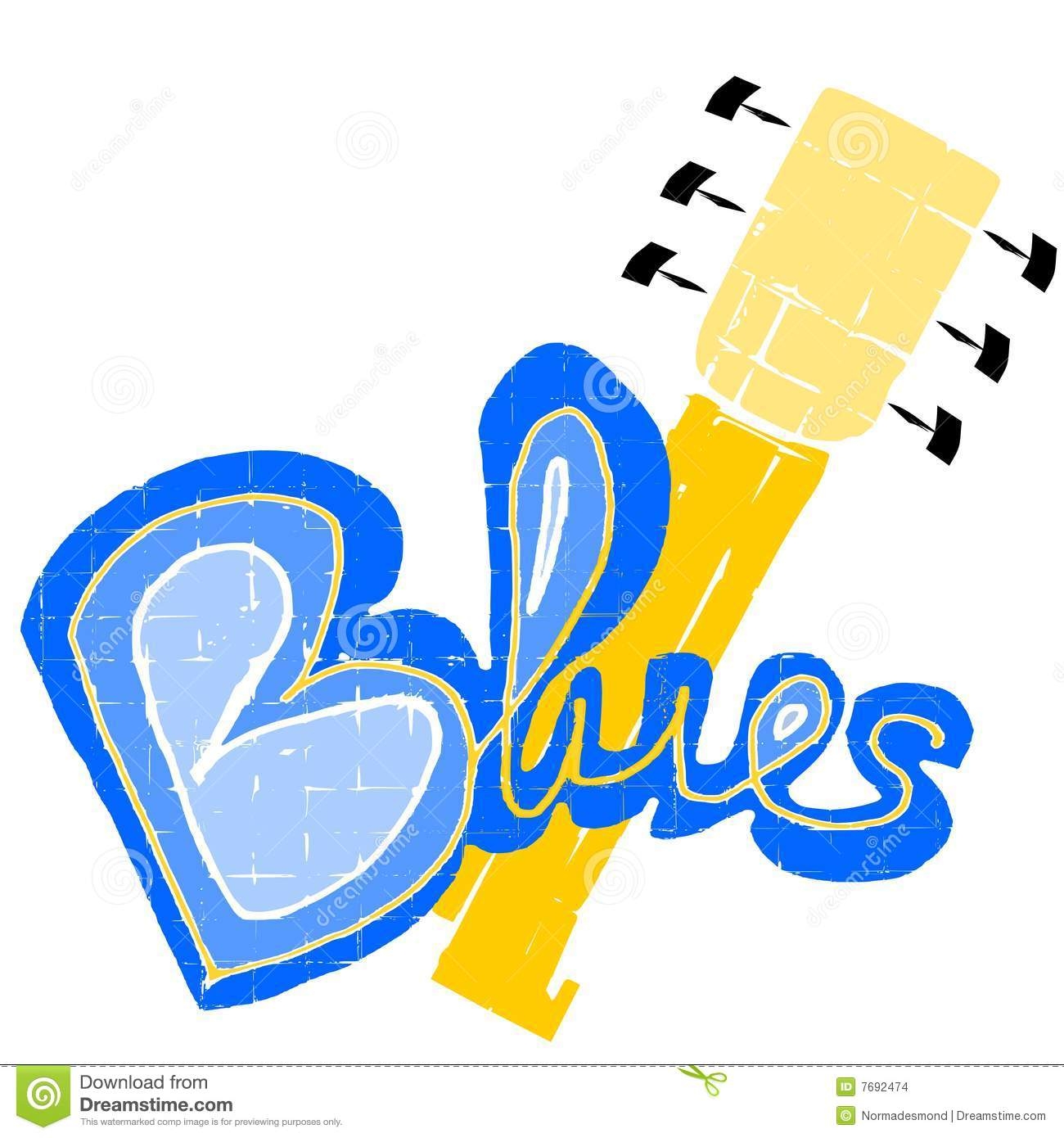 band clipart blues