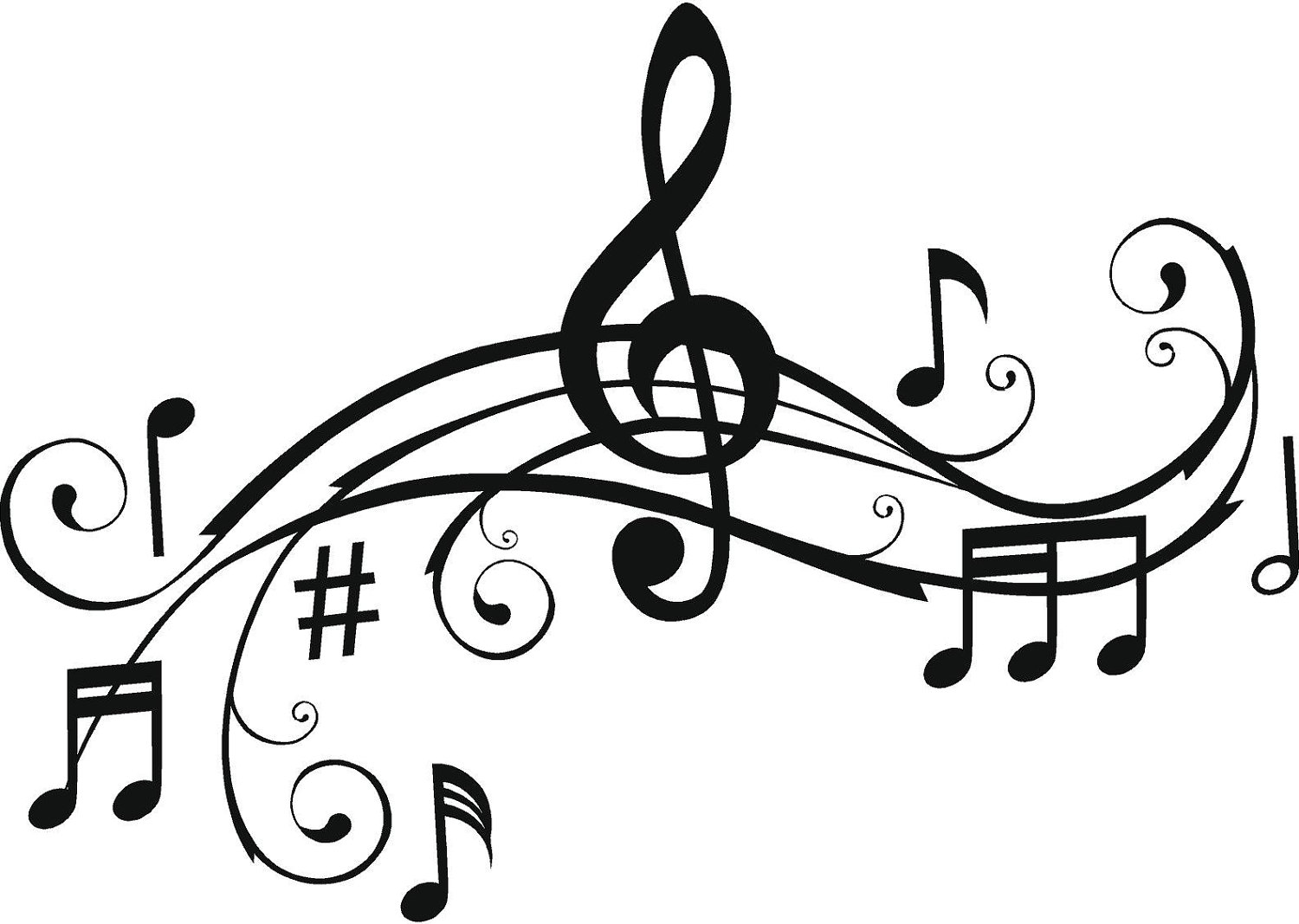 musical clipart music notation