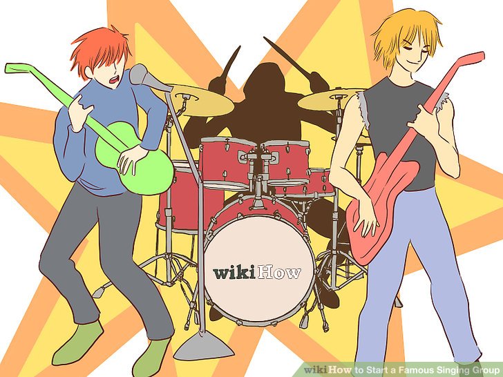 How to start a. Band clipart pop group