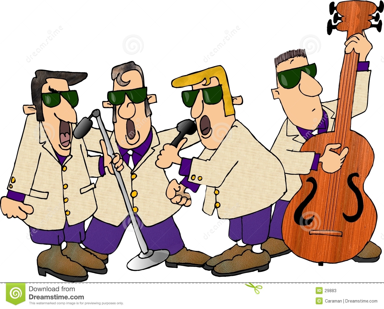 Band clipart pop group. Rock collection images of