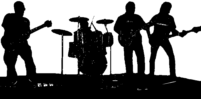 band clipart silhouette