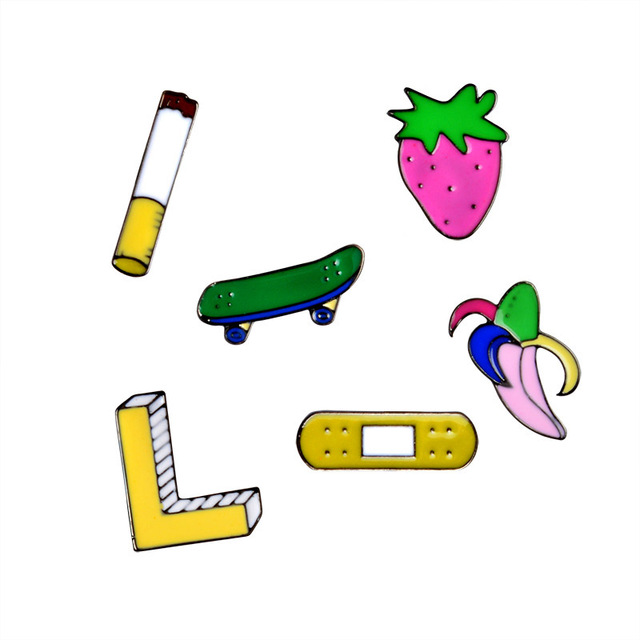 Metal enamel pins l. Bandaid clipart bag