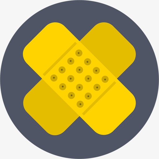 Bandaid clipart icon. Wound paste round bandage