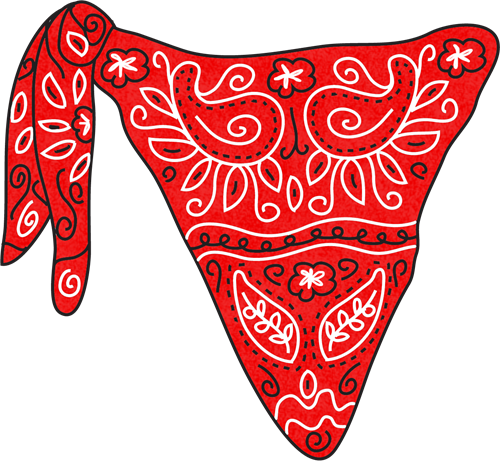 Bandana clipart. Free red cliparts download