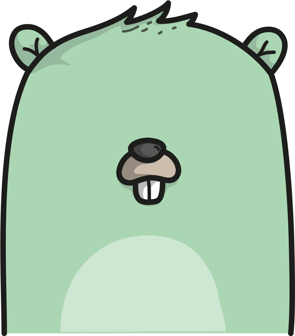 Bandana clipart draw. Golang gopher png full