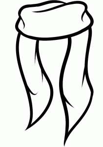 Bandana clipart draw. How to a scarf