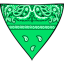 Bandana green bandana